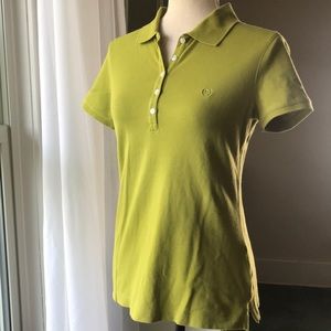 Izod green polo uniform shirt women’s golf